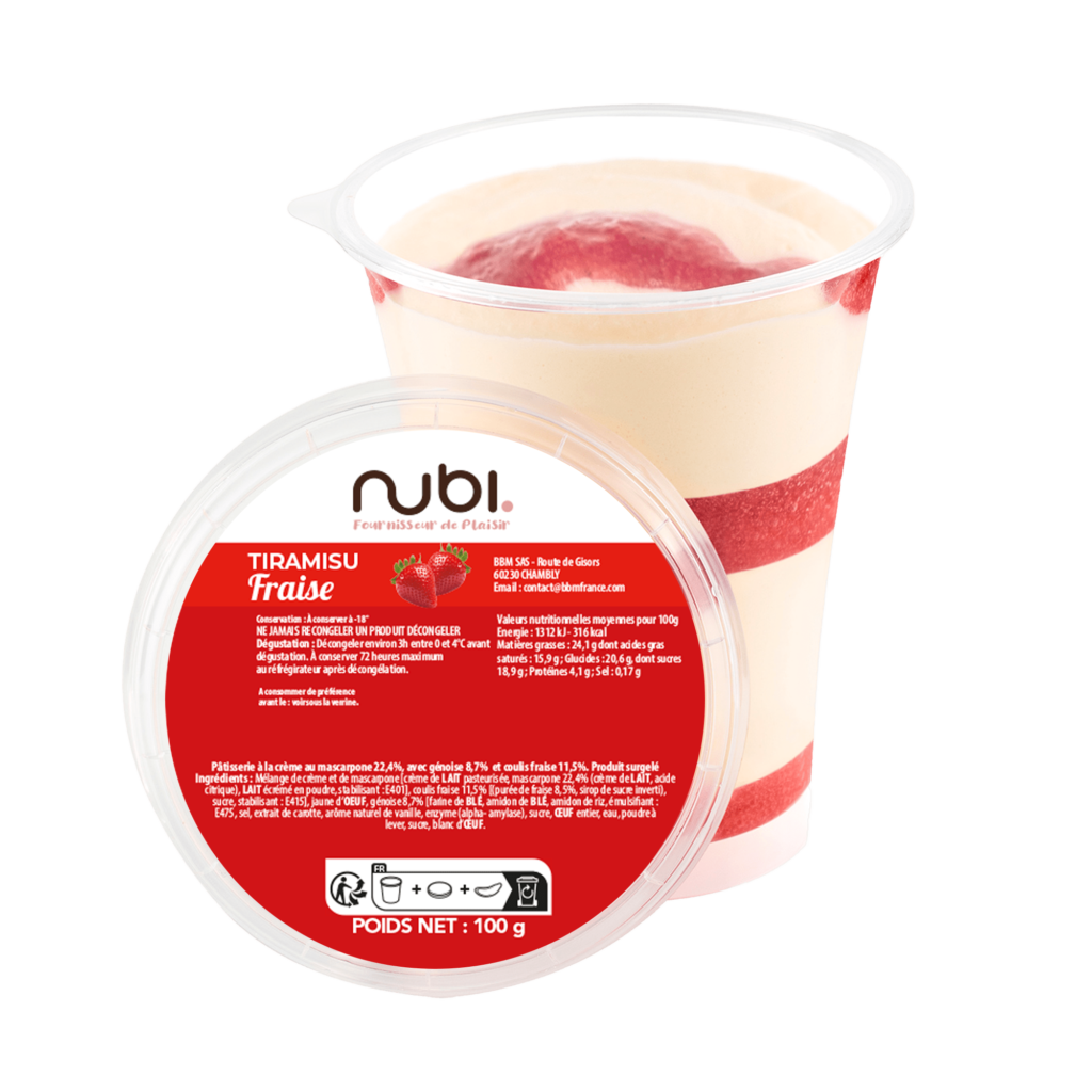 Tiramisu Fraise